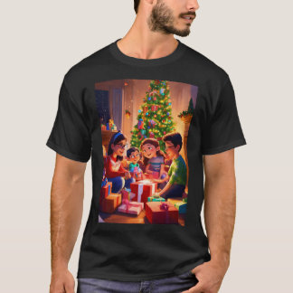 T-shirt "T-shirt d'aquarelle de Noël rêveuse"