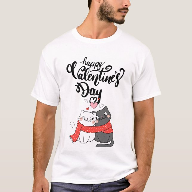 T-shirt "T-shirt de douceur, amour chaque jour" 🍬 ❤️ (Devant)