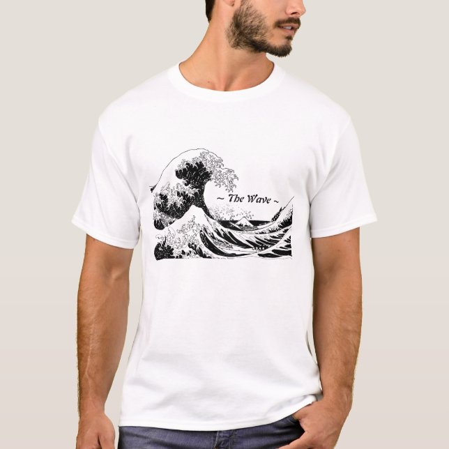 T-shirt "T-shirt de la collection de vague" (Devant)