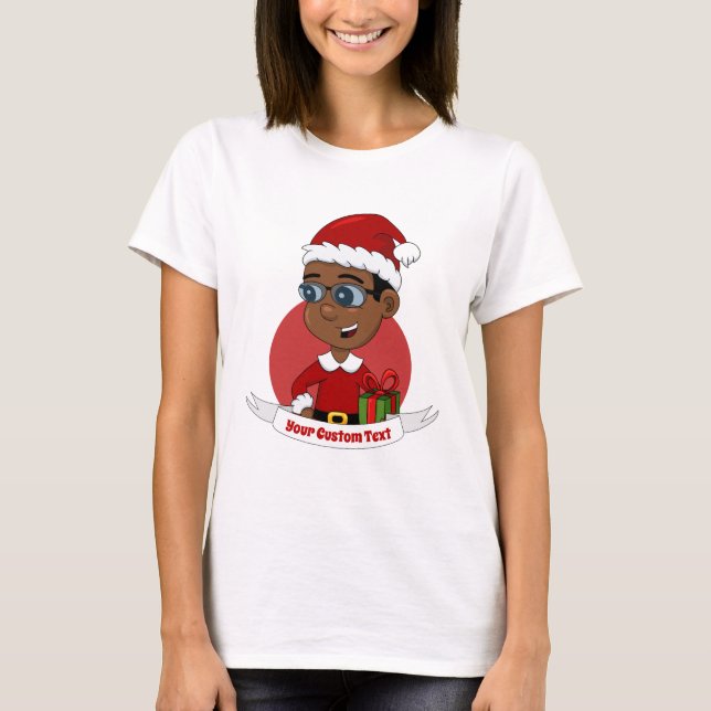 T-shirt T-Shirt, dessin animé de Noël (Devant)