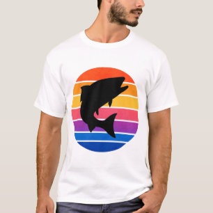 T-shirt "T-shirt d'illustration de poisson artistique - Na