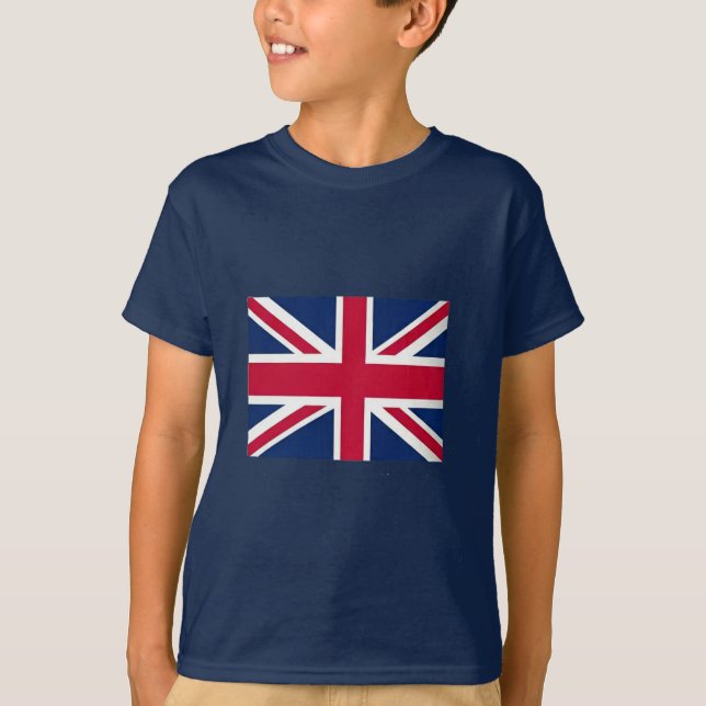 T-shirt T-shirt, drapeau britannique (Devant)