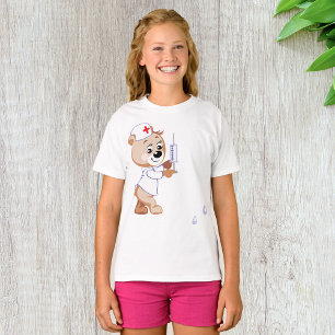 T-shirt T-shirt Filles de l'ours en peluche