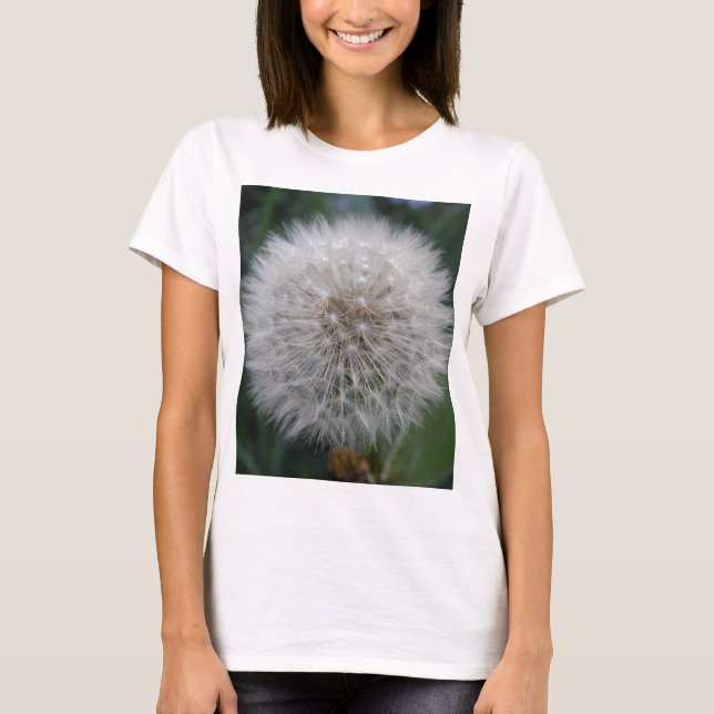 T-shirt T Shirt Fleur de Pissenlit en Graine (Devant)