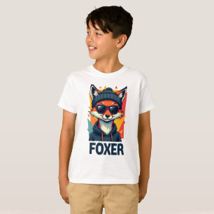 T-shirt "T-Shirt Foxer Enfants - Fun & Jouer Fox Design po