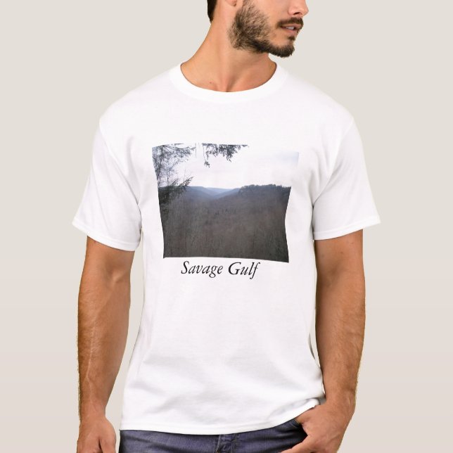 T-shirt T-shirt, Golfe sauvage (Devant)
