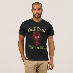 T-shirt T-Shirt, homard trident rouge de la côte Est de la