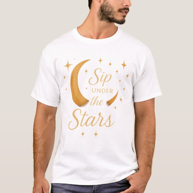 T-shirt "T-shirt homme style stellaire - où l'élégance ren (Devant)