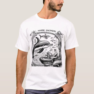 T-shirt T-Shirt, ingénieur en marine