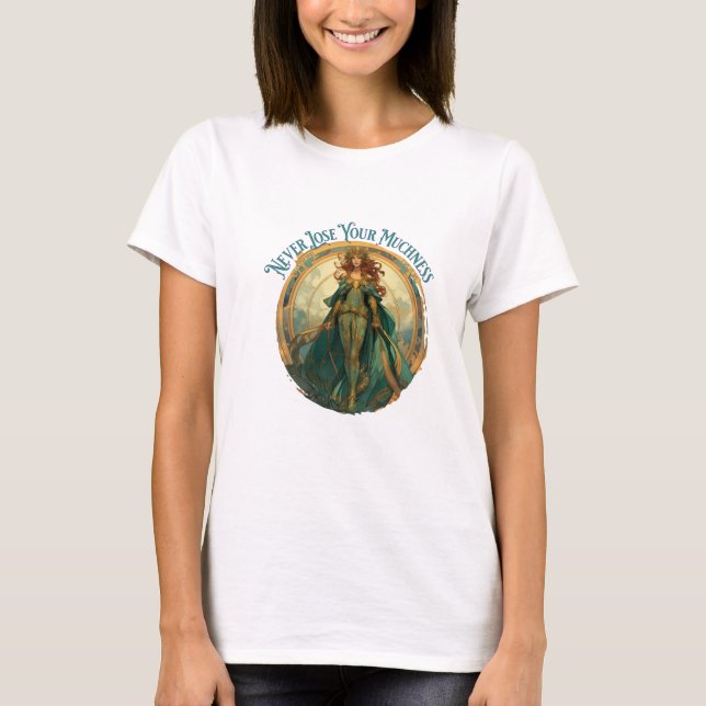 T-shirt T Shirt Inspirational Ne Perdez Jamais Votre Muchn (Devant)