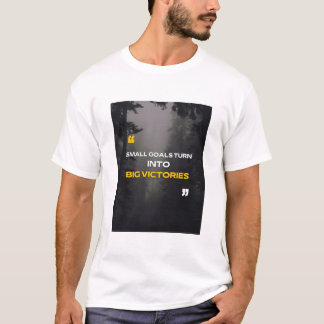 T-shirt "T-shirt Inspirer & Conquer Motivational Quote"