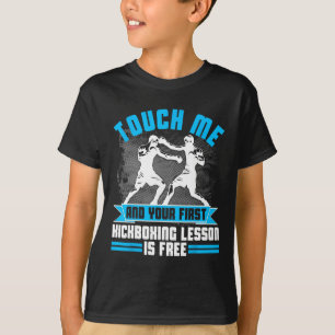 T-shirt T Shirt Kickboxing Leçon Première Cadeau Mma Pour