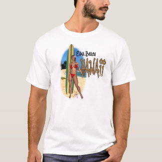 T-shirt T-Shirt, la fillette de surfeurs d'Hawaii Ewa
