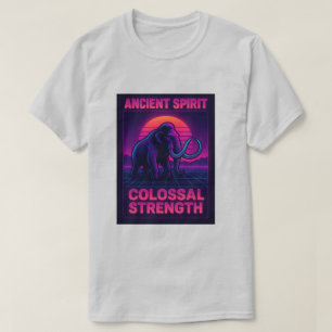 T-shirt "T-shirt Mammoth Synthwave   Colonnes de l'Esprit 