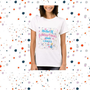 T-shirt T-Shirt, Mère De L'Anniversaire Princesse Femmes