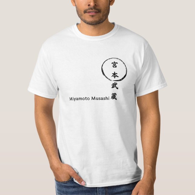 T-shirt T shirt Musashi C Black N  (Devant)