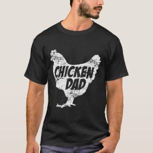 T-shirt T-Shirt, papa de poulets - Fantastique fermier Tee