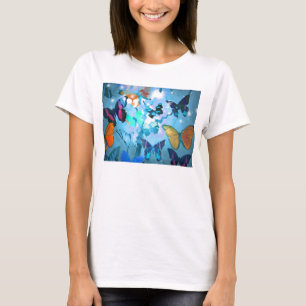 T-shirt T-shirt, papillon paradis