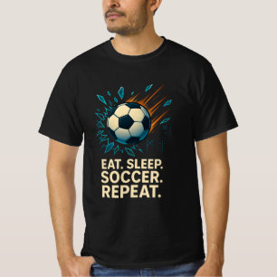 T-shirt "T-Shirt Passion Football - Jeu Sur, Tous Les Jour