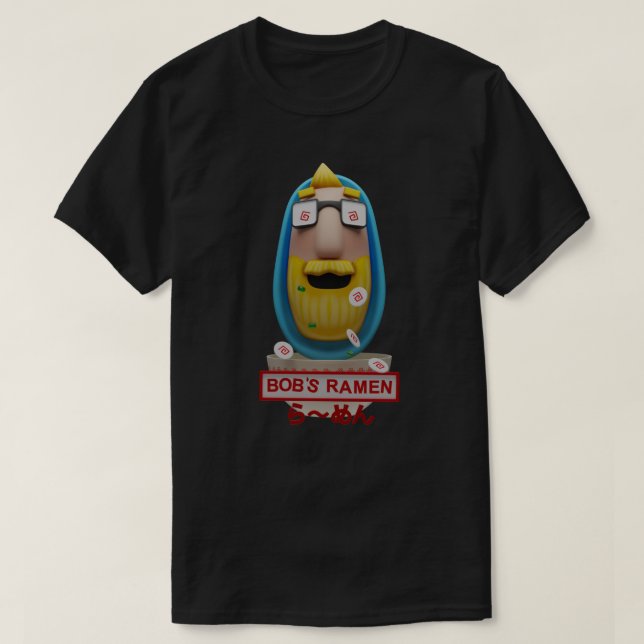 T-shirt "T-shirt Ramen de Bob Rocket League" par jamesbi (Design devant)