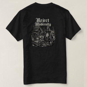 T-shirt T Shirt Refuser la Modernité Sombre