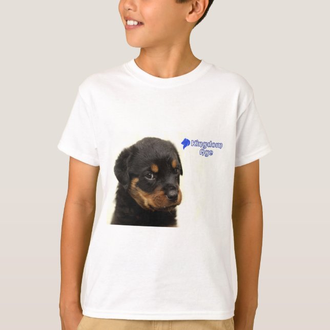 T-shirt T-Shirt, Rottweiler, Chiots, Christian (Devant)