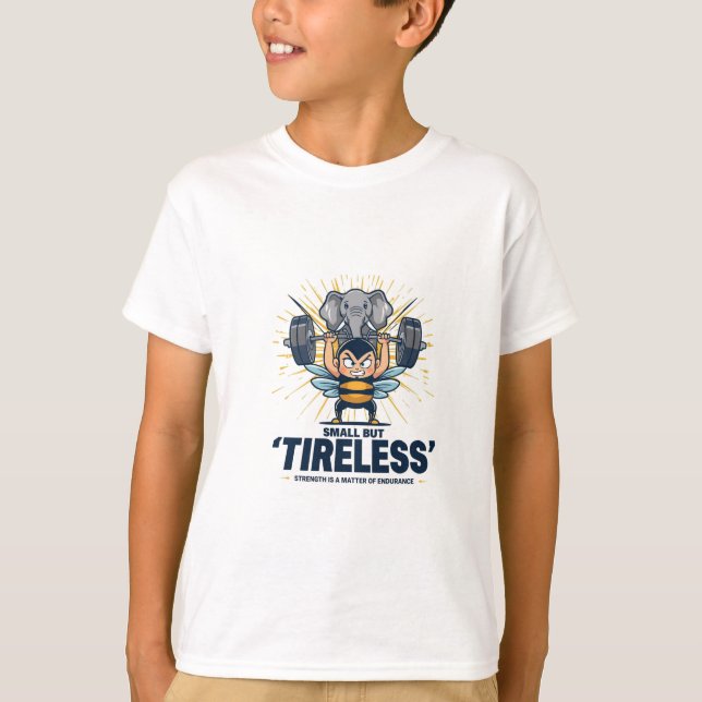 T-shirt "T-shirt Sportif Abeille Forte - Small But Tireles (Devant)