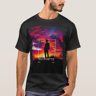 T-shirt "T-Shirt Striking Silhouette Sunset