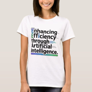 T-shirt "T-shirt sur l'efficacité de l'IA   Équipe techniq