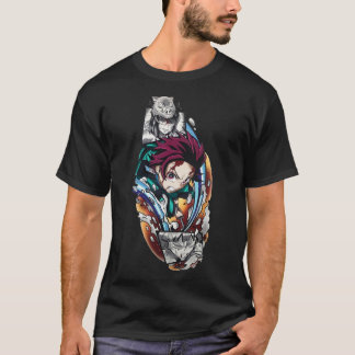 T-shirt T-Shirt, tueur de démons b6
