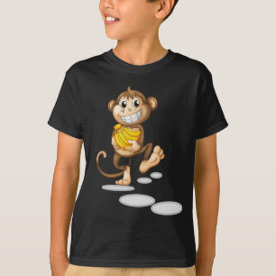 T-shirt T-Shirt, un singe heureux
