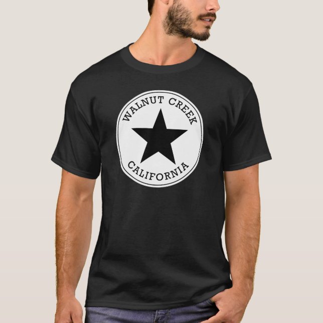 T-shirt T Shirt Walnut Creek California (Devant)