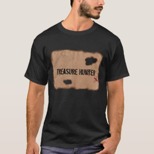 T-shirt T-shirts: Chasseur de trésor (Carte des trésors)