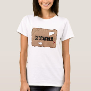 T-shirt T-shirts: Geocacher (Carte des trésors)