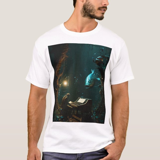 T-shirt "T-shirts inspirés par la technologie : dessins fu (Devant)