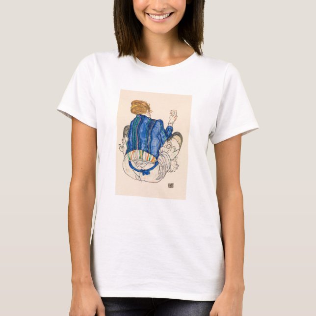 T-shirt T-shirts: PAUL KLEE : FEMME ASSIS : 1917 (Devant)