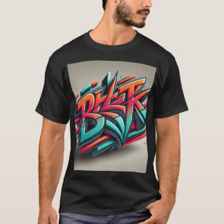 T-shirt T-shirtUrban Graffiti 3D Streetwear Design