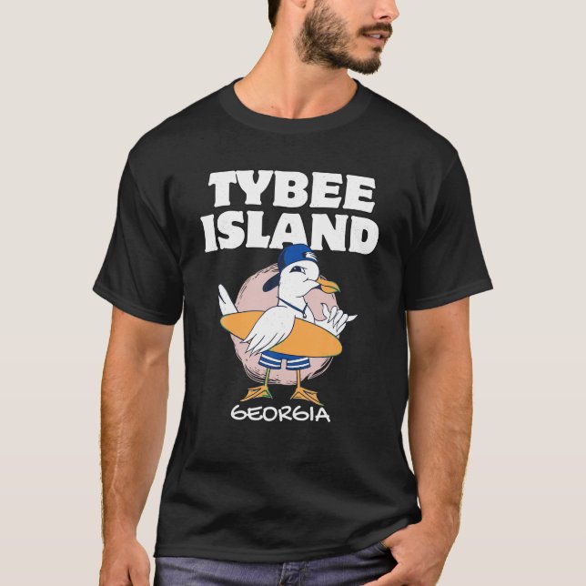 T-shirt T vintage Seagull Retro (Devant)
