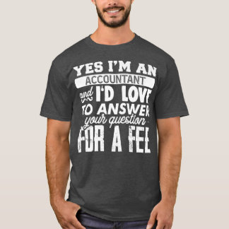 T-shirt Ta Comptable Consulting CPA Bokeeper Funny Cute