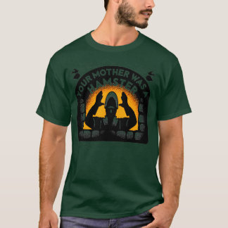 T-shirt Ta mère était Vintage de hamster