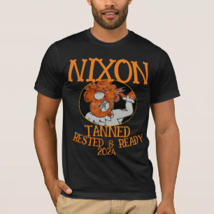 T-shirt Ta nned Repos & Prêt NIXON 2028 Président