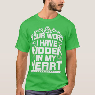 T-shirt Ta Parole J'Ai Caché Dans Mes Dons Drôle De Jésus 