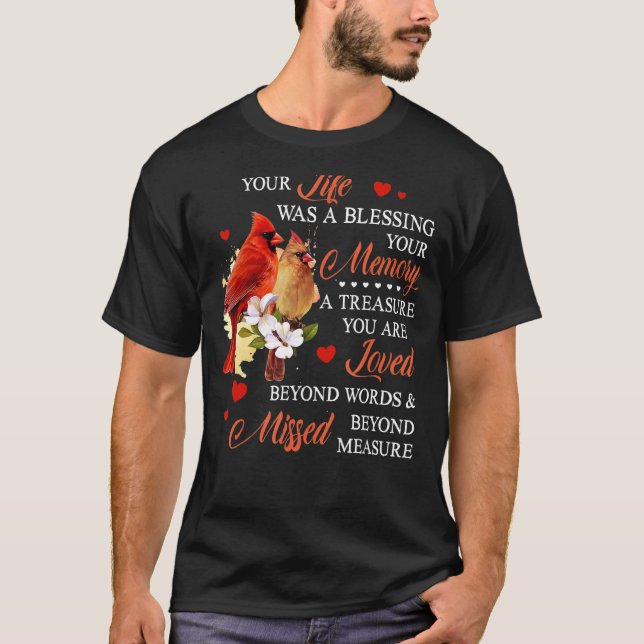 T-shirt Ta Vie Était Une Bénédiction (Devant)
