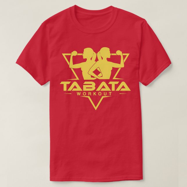 T-shirt Tabata Workout Design for Women 2 (Design devant)