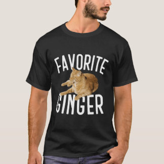 T-shirt Tabby Cat au gingembre préféré