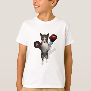 T-shirt Tabby Cat Au Jour De La Boxe