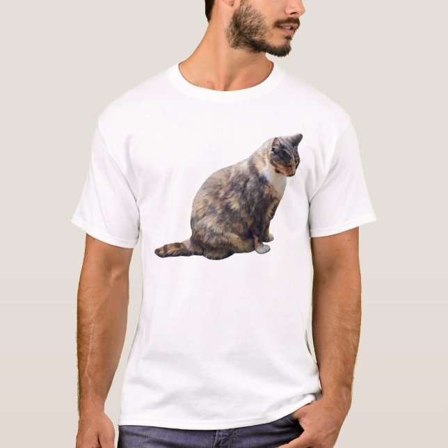 T-shirt Tabby Chat dans les nuances de Brown (Devant)