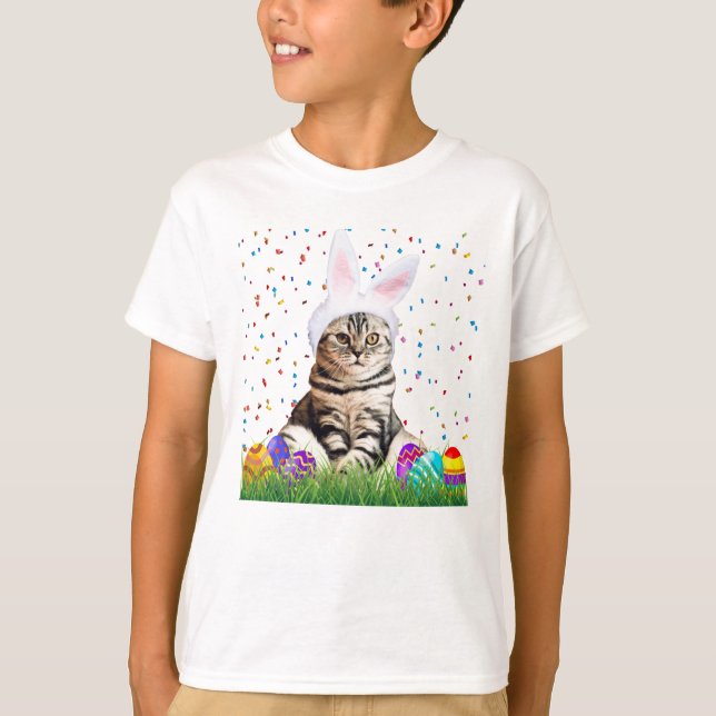 T-shirt Tabby de Pâques (Devant)
