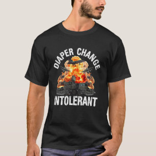 T-shirt Table à langer drôle nouveau papa