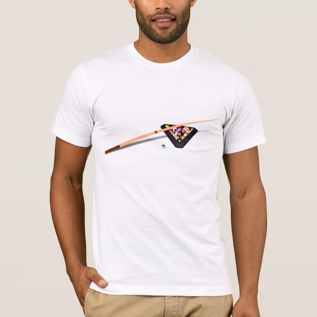 T-shirt table de billard (Devant)